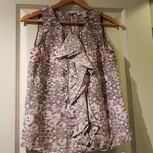 ❤️ 2 for $15 ❤️ Banana Republic Sleeveless Ruffled Blouse-Small